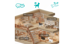 Luktfjerner spray for bruk på ulike overflater, enkel å påføre og trygg for kjæledyr.