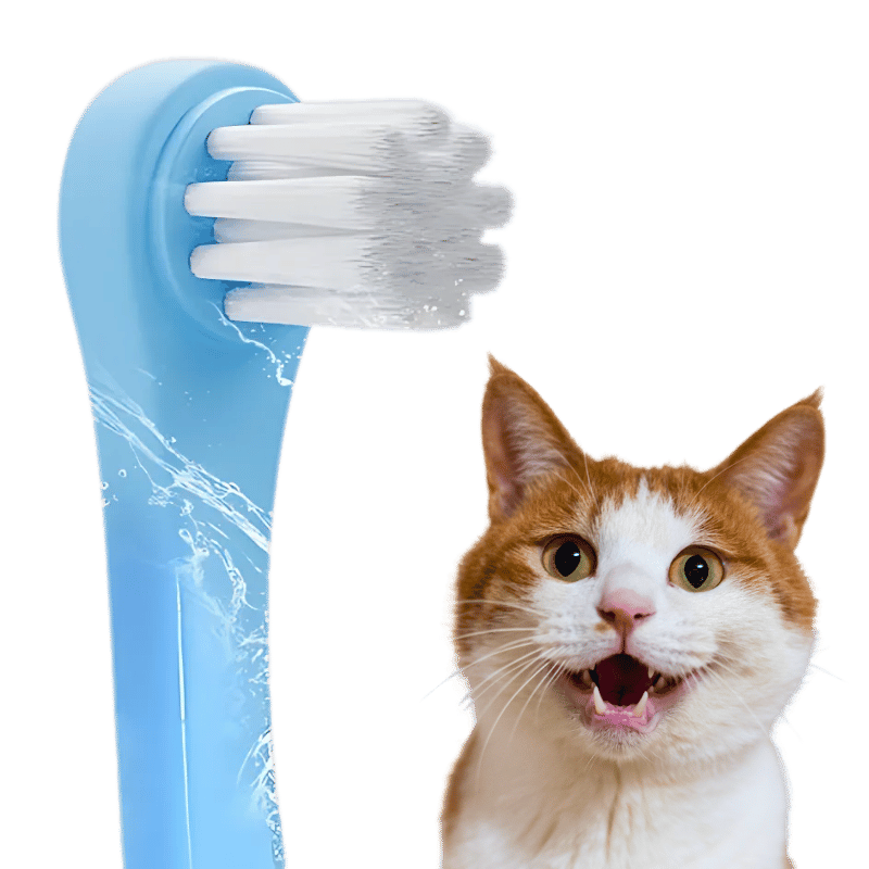 Gentle Clean Tannbørste for Katter med Myke Nylonbustene Gentle Clean Tannbørste for Katter med Myke Nylonbustene